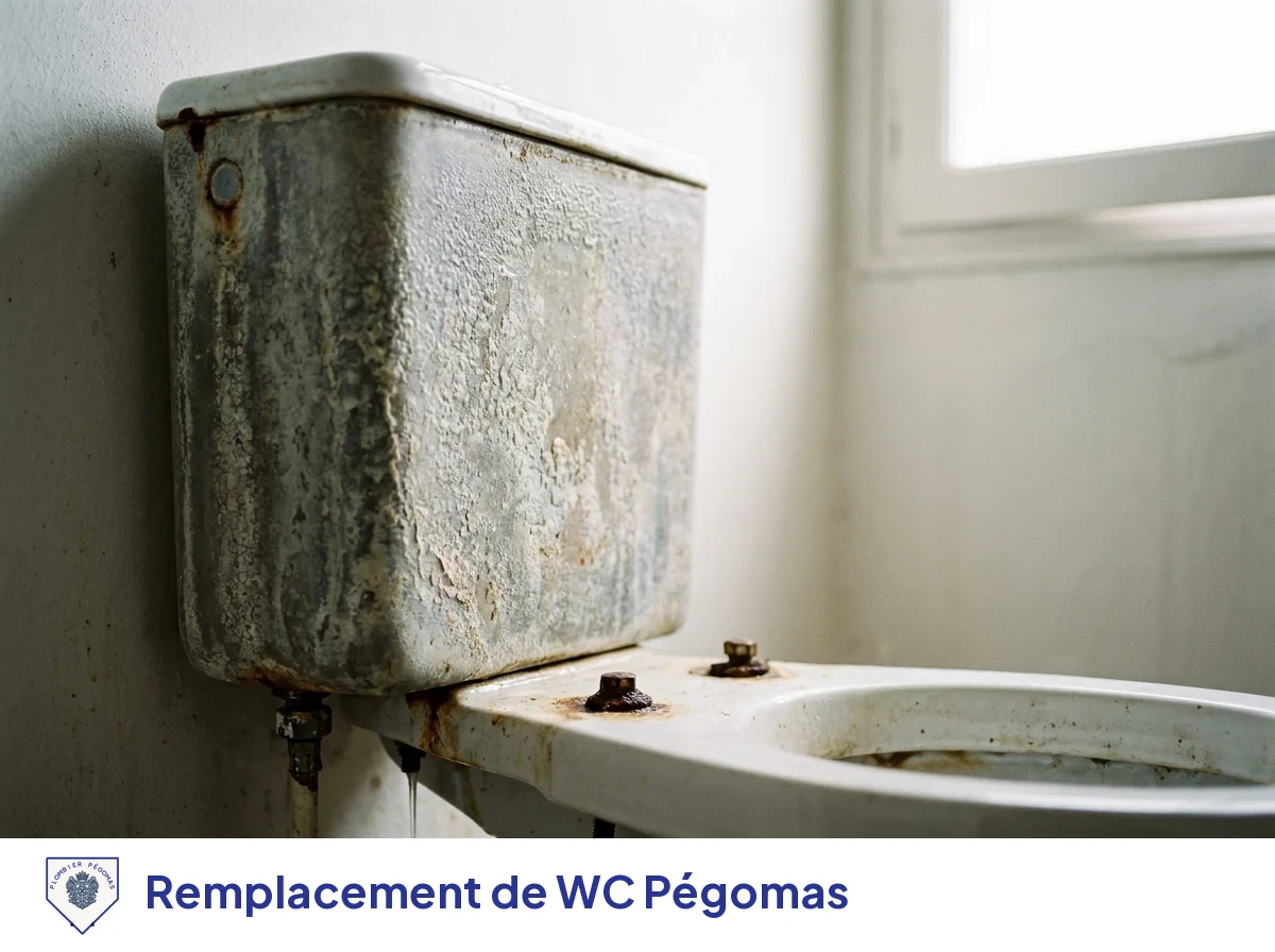 Remplacement de WC à Pégomas